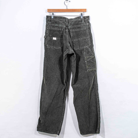 Old Navy Corduroy Carpenter Pants Wide Leg Hammer Loop Baggy