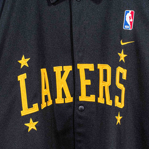 Los Angeles Lakers Nike Rewind 57 Snap Warmup Jersey