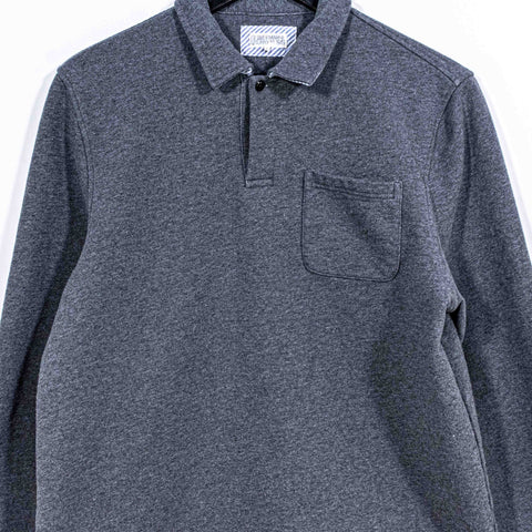Quaker Marine Supply Acadia Polo Charcoal Heather Loopback Terry