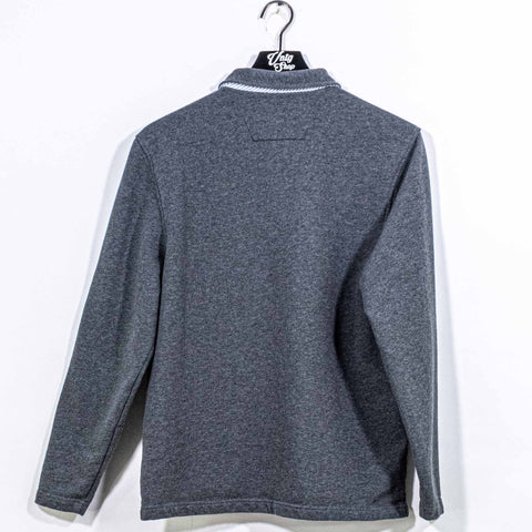 Quaker Marine Supply Acadia Polo Charcoal Heather Loopback Terry