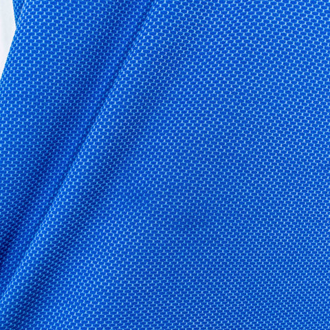 RHONE Sequoia 1/4 Zip Long Sleeve Polo Top Turkish Sea Blue