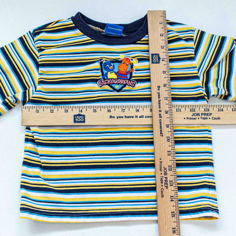 Backyardigans Nick Jr Cartoon Striped T-Shirt