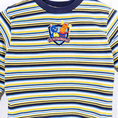 Backyardigans Nick Jr Cartoon Striped T-Shirt