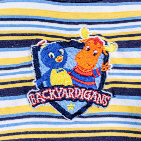 Backyardigans Nick Jr Cartoon Striped T-Shirt