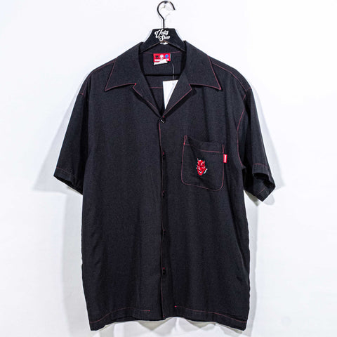 Third Rail Demon Devil Bowling Mechanic Shirt