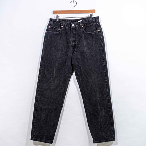 Levis 550 Relaxed Fit Black Denim Jeans