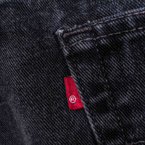 Levis 550 Relaxed Fit Black Denim Jeans