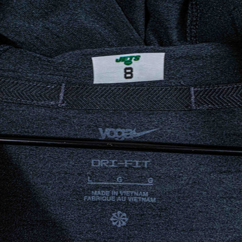 New York Jets Nike Yoga Zip Hoodie Aaron Rodgers Team Issue