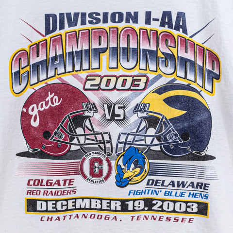 Delaware Blue Hens Colgate Raiders 2003 Championship T-Shirt