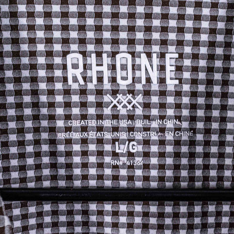 Rhone Commuter Performance Stretch Button Shirt Gingham