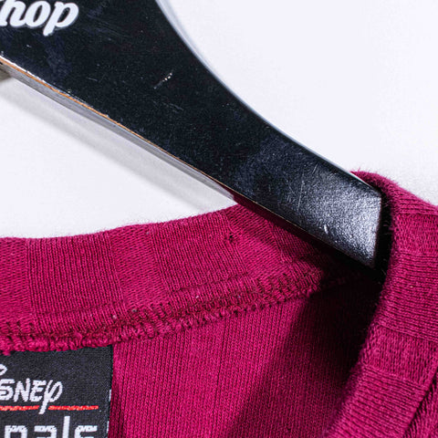 Disney Mickey Mouse Henley T-Shirt Embroidered