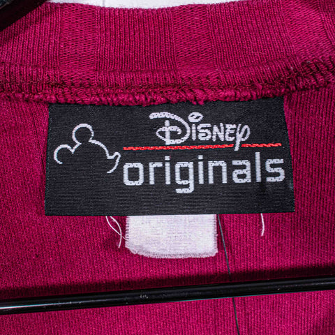 Disney Mickey Mouse Henley T-Shirt Embroidered