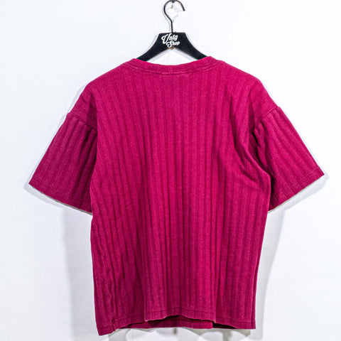 Disney Mickey Mouse Henley T-Shirt Embroidered