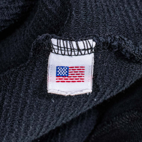 American Apparel Ribbed Zip Hoodie Sweatshirt