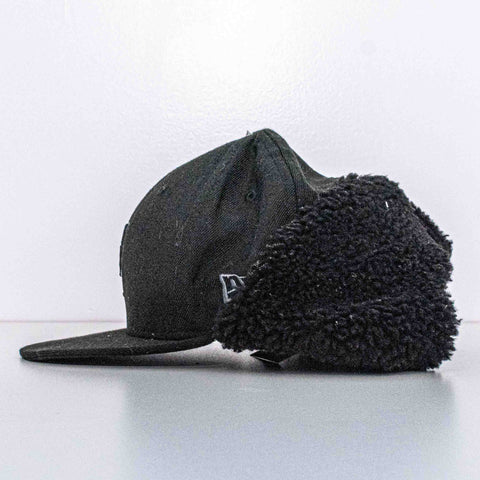 New York Mets New Era Dogear Fitted Hat 7 1/8 Ear Flap