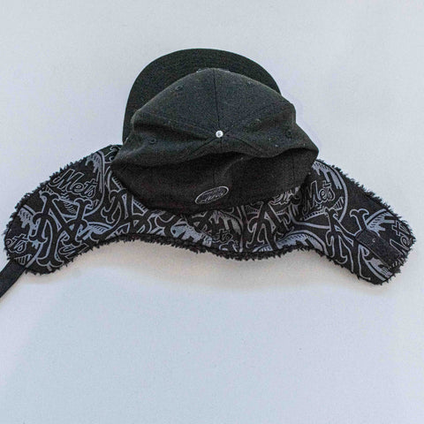 New York Mets New Era Dogear Fitted Hat 7 1/8 Ear Flap