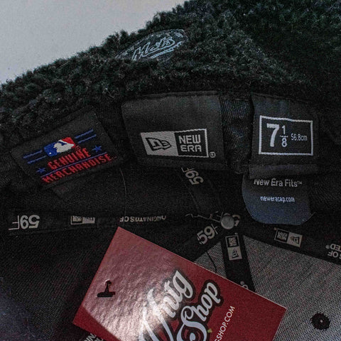 New York Mets New Era Dogear Fitted Hat 7 1/8 Ear Flap