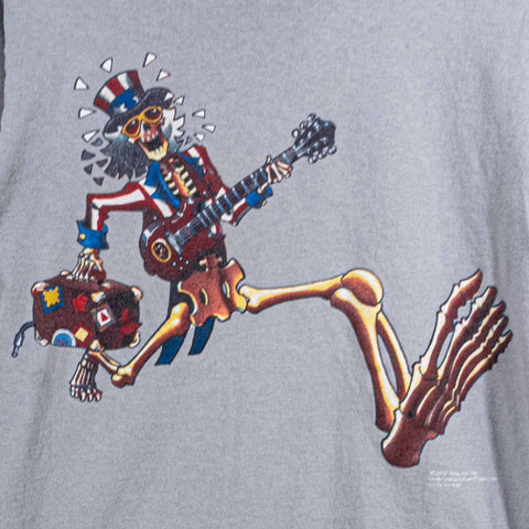 Grateful Dead T-Shirt Wave That Flag USA Blue