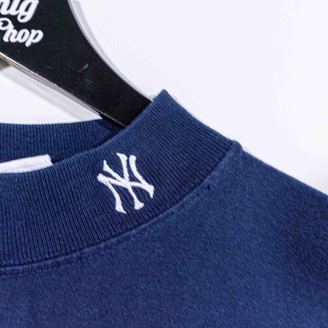 New York Yankees Adidas MLB Mock Neck Turtleneck Shirt Longsleeve