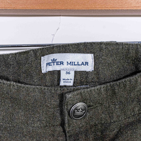 Peter Millar Men's Cotton Flannel Five-Pocket Pant