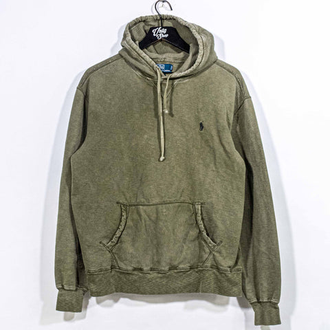 Polo Ralph Lauren Hoodie Sweatshirt Sun Faded Tonal Pony