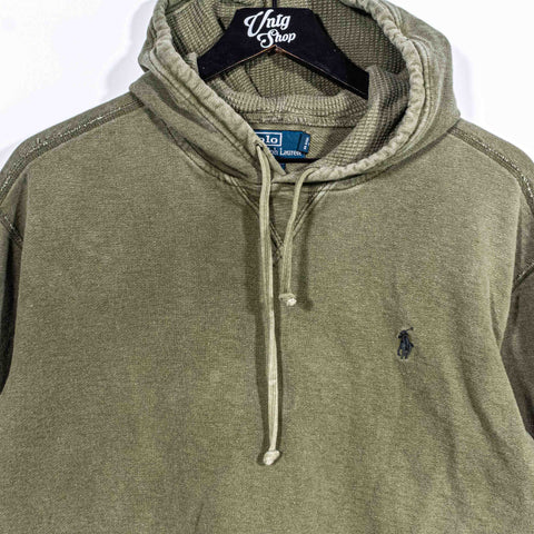 Polo Ralph Lauren Hoodie Sweatshirt Sun Faded Tonal Pony