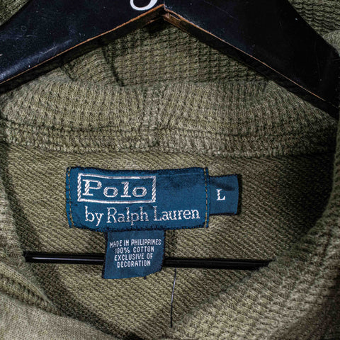 Polo Ralph Lauren Hoodie Sweatshirt Sun Faded Tonal Pony