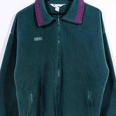 Columbia Zip Fleece Jacket Made in USA