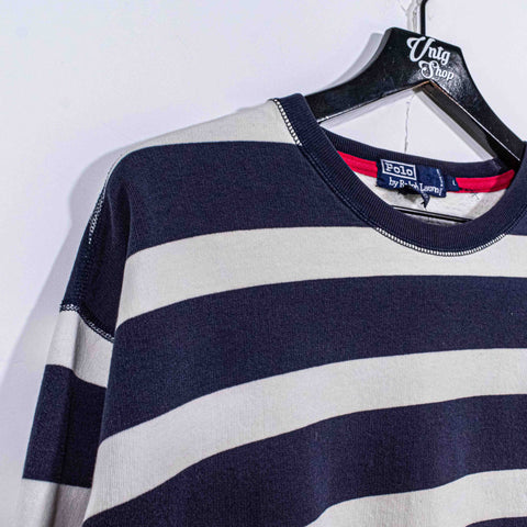 Polo Ralph Lauren Striped Crewneck Sweatshirt Pony
