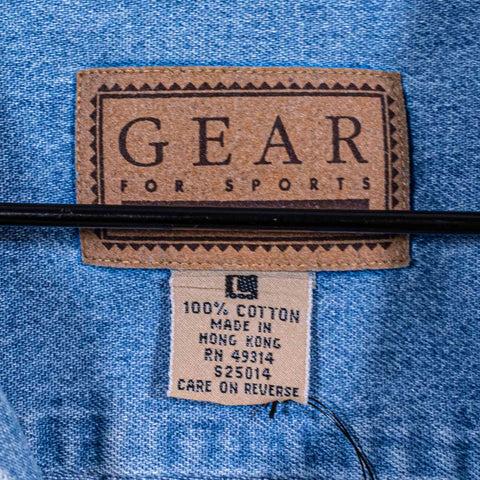 Ultracomputing Sun Microsystems Denim Button Shirt