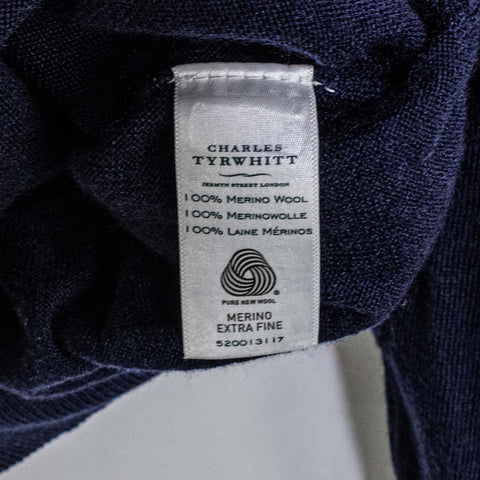 Charles Tyrwhitt Weekend Merino Wool Sweater Button