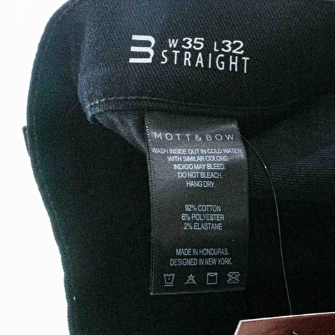 Mott & Bow Straight Jay Jeans Black