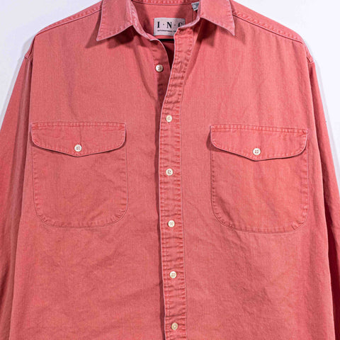 INC Overdyed Utility Button Shirt