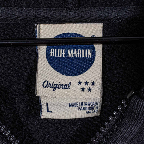 Blue Marlin Italia FC Zip Hoodie Sweatshirt Heavyweight