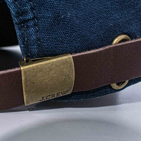 Christopher John Rogers x J Crew Adjustable Hat Leather Strap