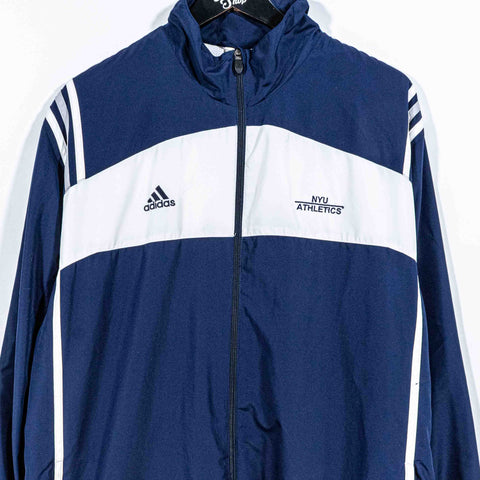 NYU New York University Athletics Adidas Zip Jacket Windbreaker