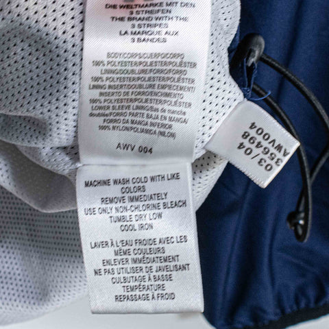 NYU New York University Athletics Adidas Zip Jacket Windbreaker