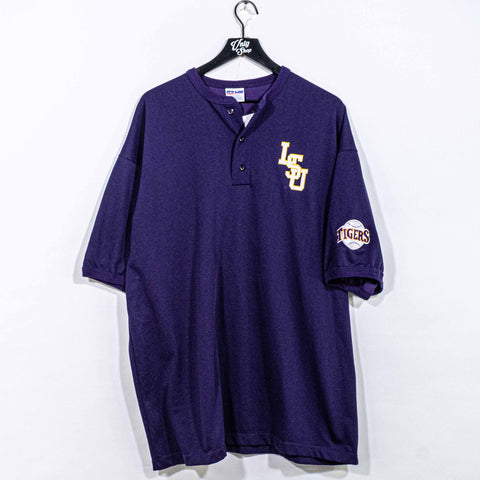 LSU Tigers Louisiana State University Henley T-Shirt Pro Line