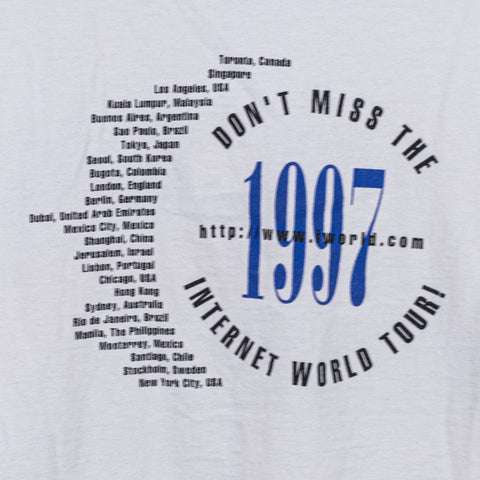 Internet World 1997 T-Shirt Mecklermedia Computer Tech