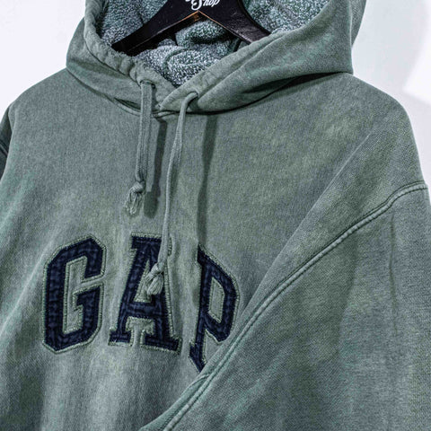 GAP Spell Out Sun Faded Hoodie Sweatshirt