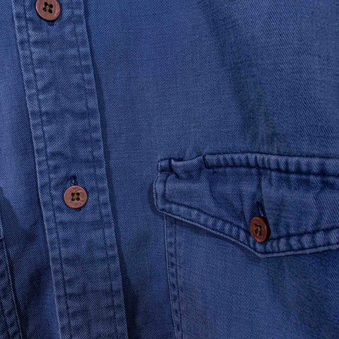 Banana Republic Safari Utility Work Shirt Distressed