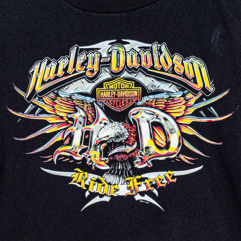 Harley Davidson Motorcycles T-Shirt Bordeux France Ride Free