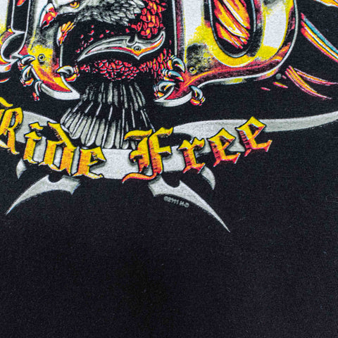 Harley Davidson Motorcycles T-Shirt Bordeux France Ride Free