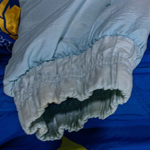 Golden State Warriors Logo Athletic Sharktooth Puffer Jacket