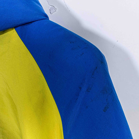 Golden State Warriors Logo Athletic Sharktooth Puffer Jacket