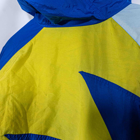 Golden State Warriors Logo Athletic Sharktooth Puffer Jacket