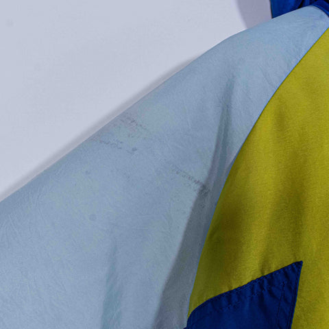 Golden State Warriors Logo Athletic Sharktooth Puffer Jacket