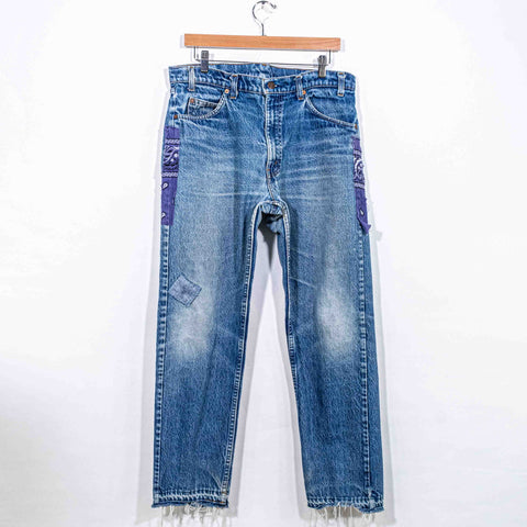 Levis Orange Tab 20505 0217 Jeans Repaired Patchwork