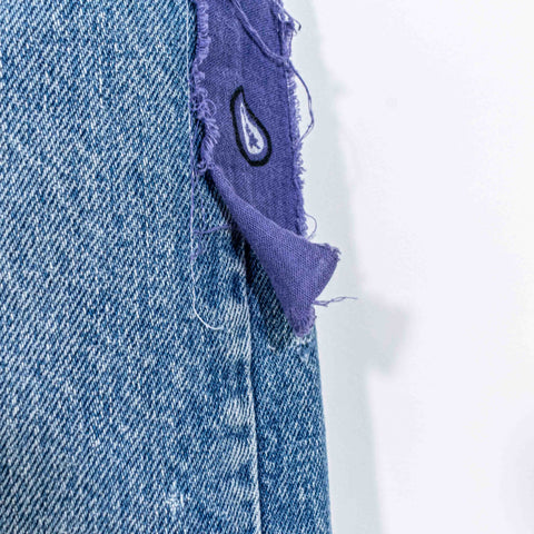 Levis Orange Tab 20505 0217 Jeans Repaired Patchwork