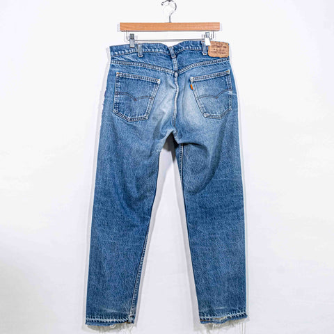 Levis Orange Tab 20505 0217 Jeans Repaired Patchwork